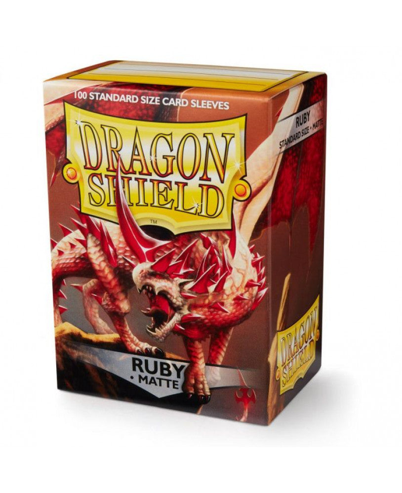 Dragon Shield Ruby (100 ct) - Matte - Standard - Premium Card Sleeves from Arcane Tinmen - Just $10.99! Shop now at Game Crave Tournament Store