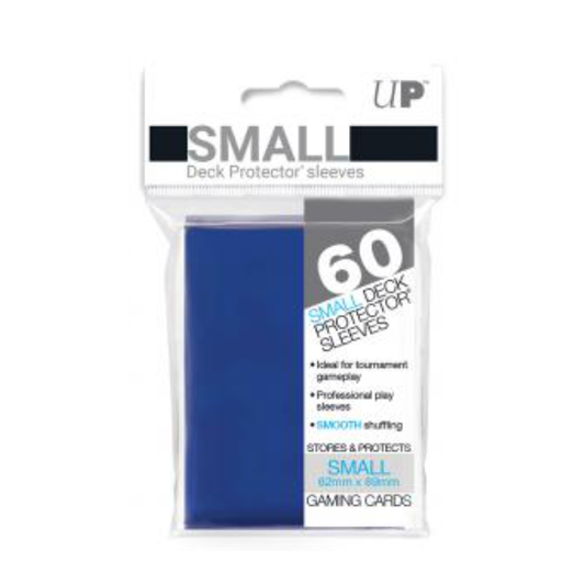Ultra Pro Deck Protectors Solid Blue (60ct) - Small - Premium  from Ultra Pro - Just $3.99! Shop now at Game Crave Tournament Store