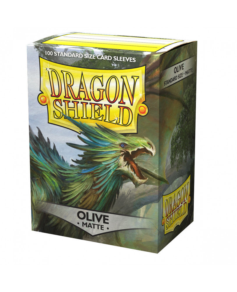 Dragon Shield Olive (100 ct) - Matte - Standard - Premium Card Sleeves from Arcane Tinmen - Just $10.99! Shop now at Game Crave Tournament Store
