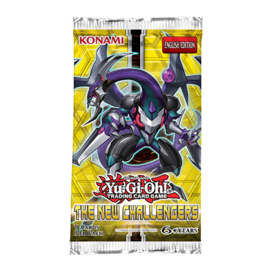 Yu-Gi-Oh TCG: The New Challengers Booster Pack - Premium YGO Sealed from Konami - Just $2.25! Shop now at Game Crave Tournament Store