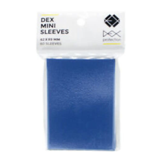 Dex Mini Sleeves Blue (60 ct) - Classic - Japanese - Premium Card Sleeves from Dex Protection - Just $5.99! Shop now at Game Crave Tournament Store