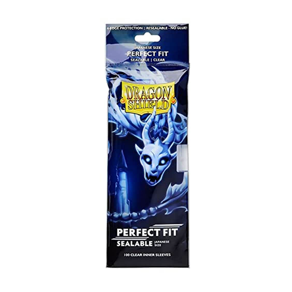 Dragon Shield Perfect Fit Sealable (100 ct) - Clear - Japanese - Premium Card Sleeves from Arcane Tinmen - Just $6.99! Shop now at Game Crave Tournament Store