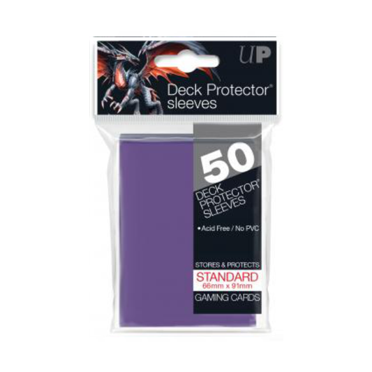 Ultra Pro Deck Protectors Solid Purple (50ct) - Standard - Premium  from Ultra Pro - Just $2.99! Shop now at Game Crave Tournament Store