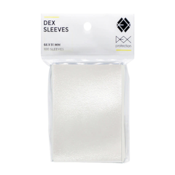 Dex Sleeves White (100 ct) - Classic - Standard - Premium Card Sleeves from Dex Protection - Just $6.99! Shop now at Game Crave Tournament Store