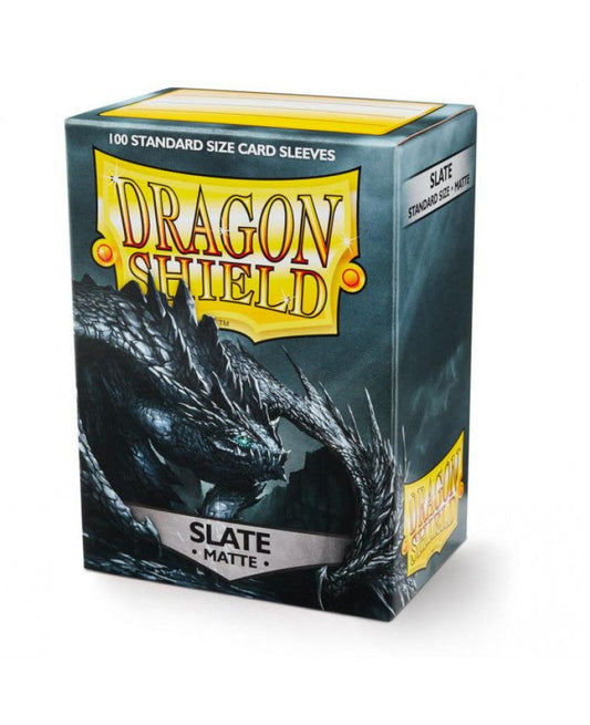 Dragon Shield Slate (100 ct) - Matte - Standard - Premium Card Sleeves from Arcane Tinmen - Just $10.99! Shop now at Game Crave Tournament Store