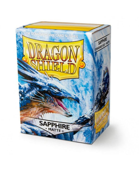 Dragon Shield Sapphire (100 ct) - Matte - Standard - Premium Card Sleeves from Arcane Tinmen - Just $12.99! Shop now at Game Crave Tournament Store