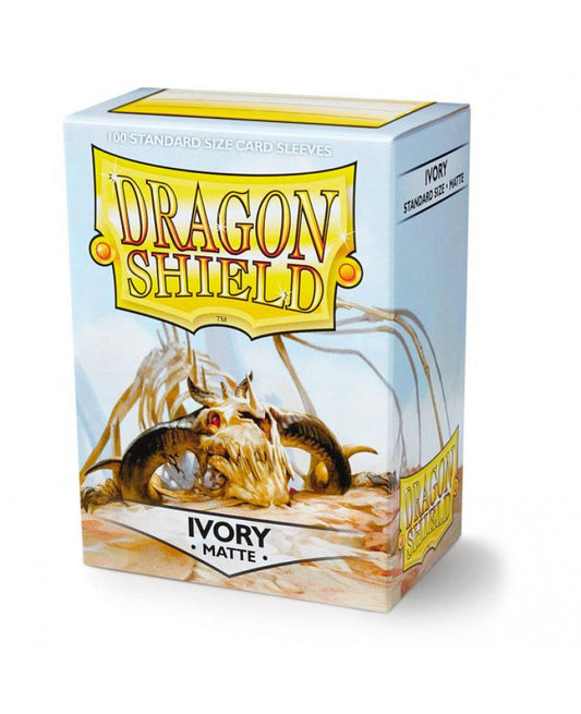 Dragon Shield Ivory (100 ct) - Matte - Standard - Premium Card Sleeves from Arcane Tinmen - Just $10.99! Shop now at Game Crave Tournament Store