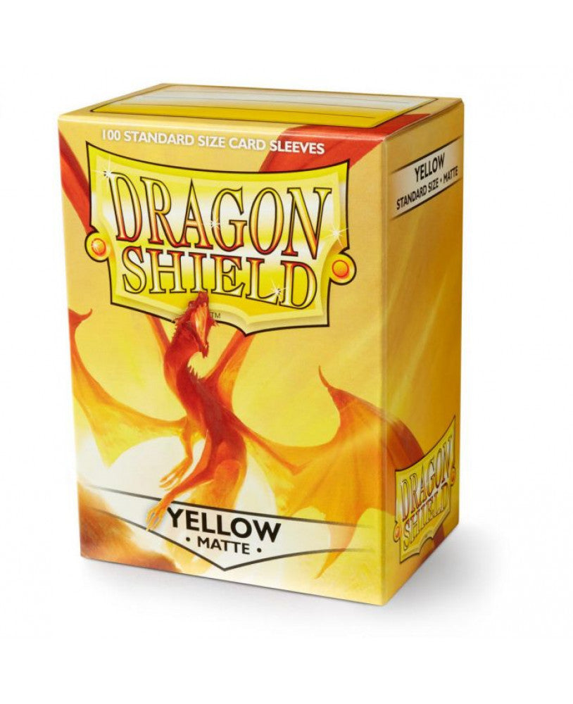 Dragon Shield Yellow (100 ct) - Matte - Standard - Premium Card Sleeves from Arcane Tinmen - Just $12.99! Shop now at Game Crave Tournament Store