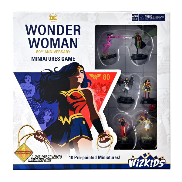 HeroClix Wonder Woman 80th Anniversary Miniatures Game - Premium HCX Sealed from WizKids - Just $39.99! Shop now at Game Crave Tournament Store