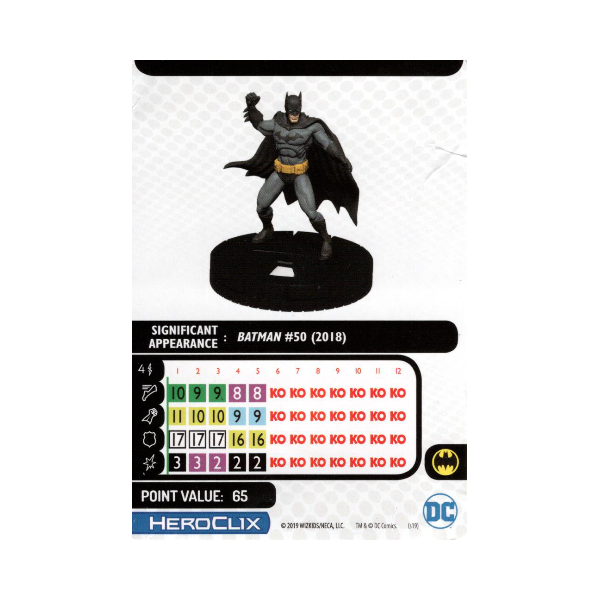 Batman #D19-014 DC HeroClix Promos - Premium HCX Single from WizKids - Just $6.99! Shop now at Game Crave Tournament Store