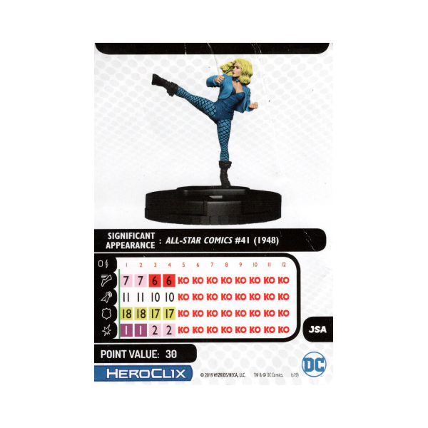 Black Canary #D19-007 DC HeroClix Promos - Premium HCX Single from WizKids - Just $7.99! Shop now at Game Crave Tournament Store