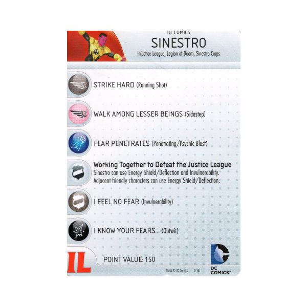 Sinestro #D16-008 DC HeroClix Promos - Premium HCX Single from WizKids - Just $2.29! Shop now at Game Crave Tournament Store